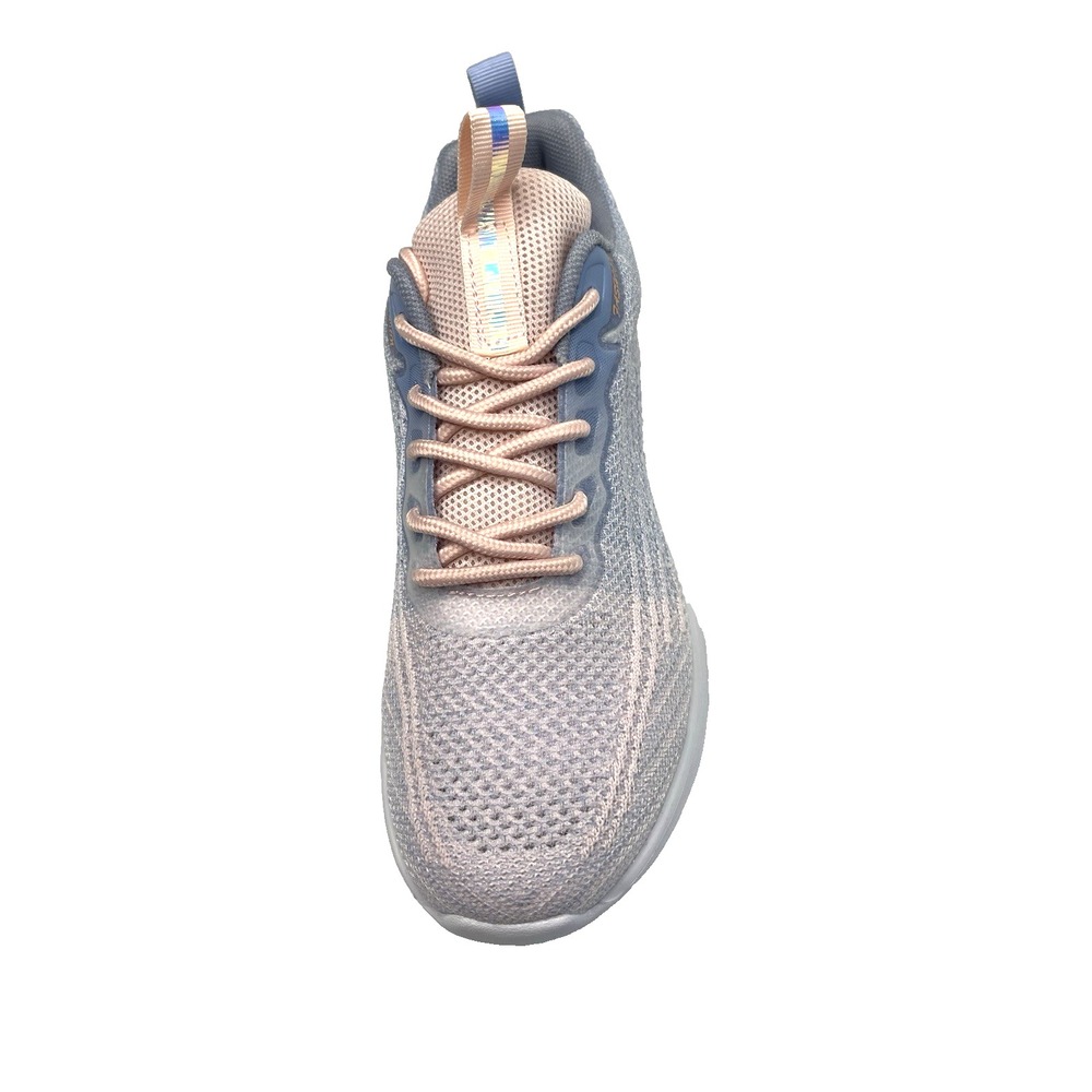 Womens unbranded lightweight mesh slip on sneaker light pink blue size 39 US 8 - Picture 3 of 8